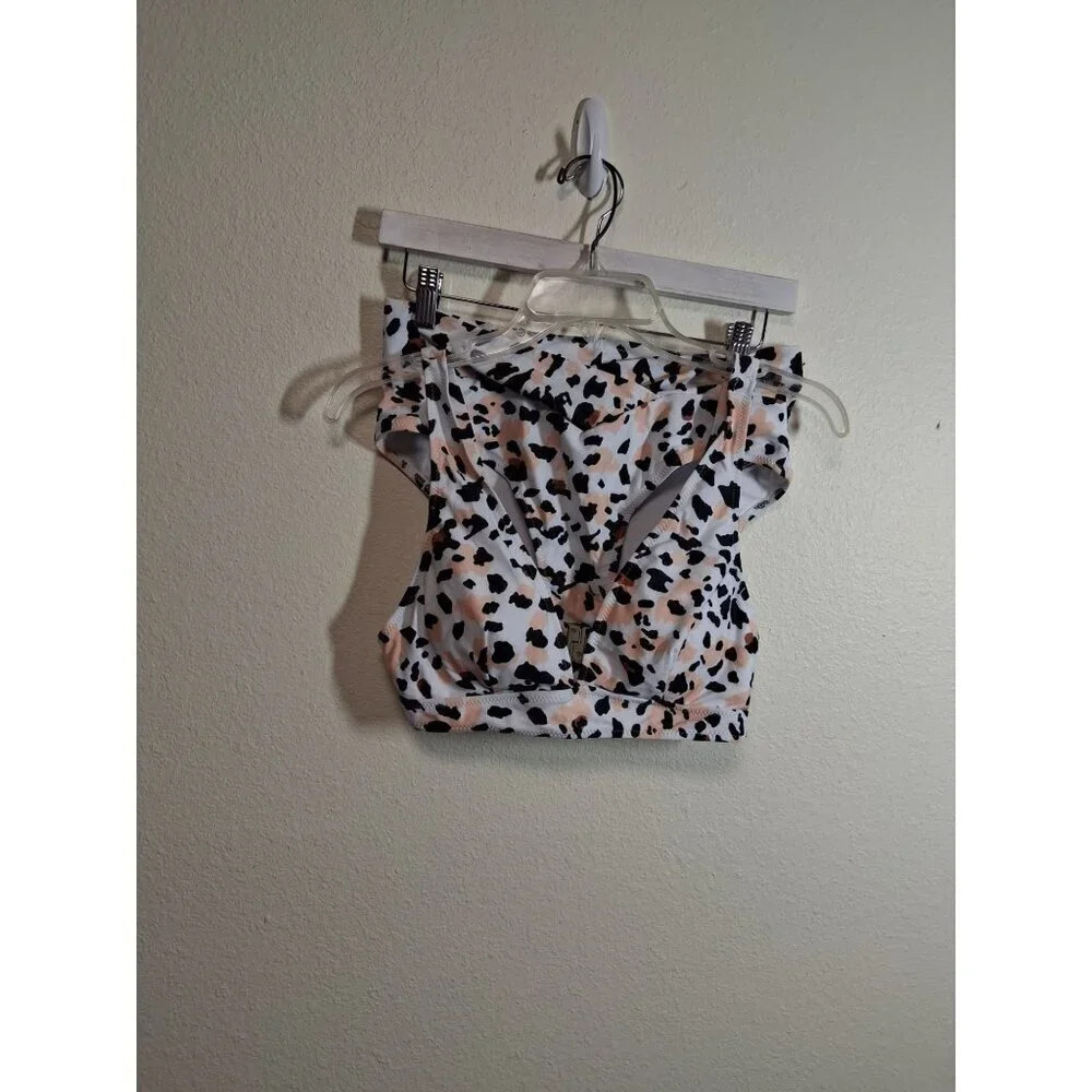 NWOT Bikini Swimsuit 2 Piece Retro Summer Beach Pool Vacation Women's Sz Medium